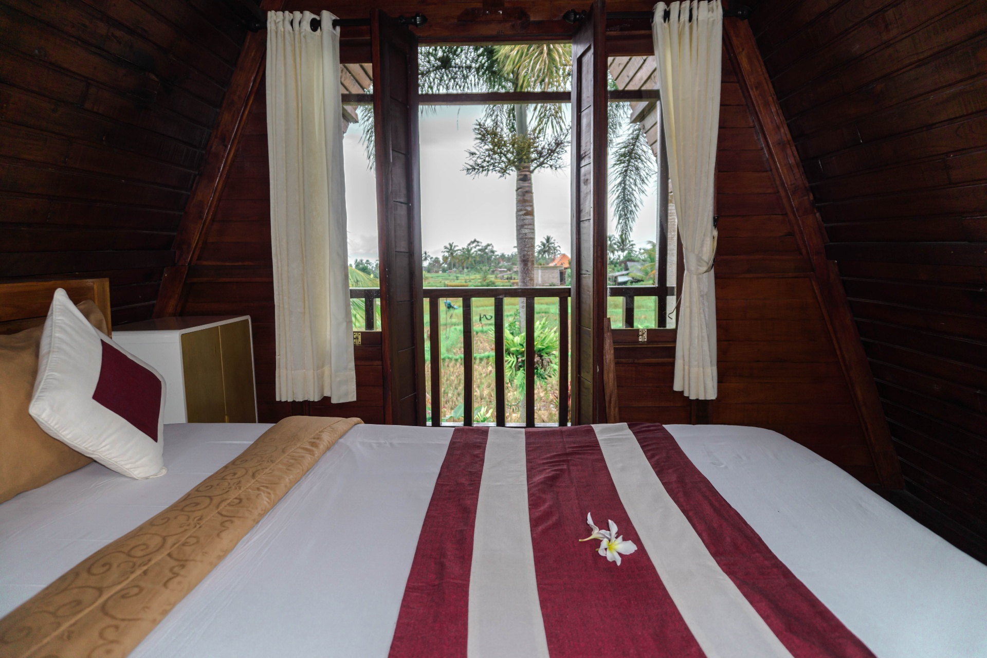 Lumbung Villa — View from Bed