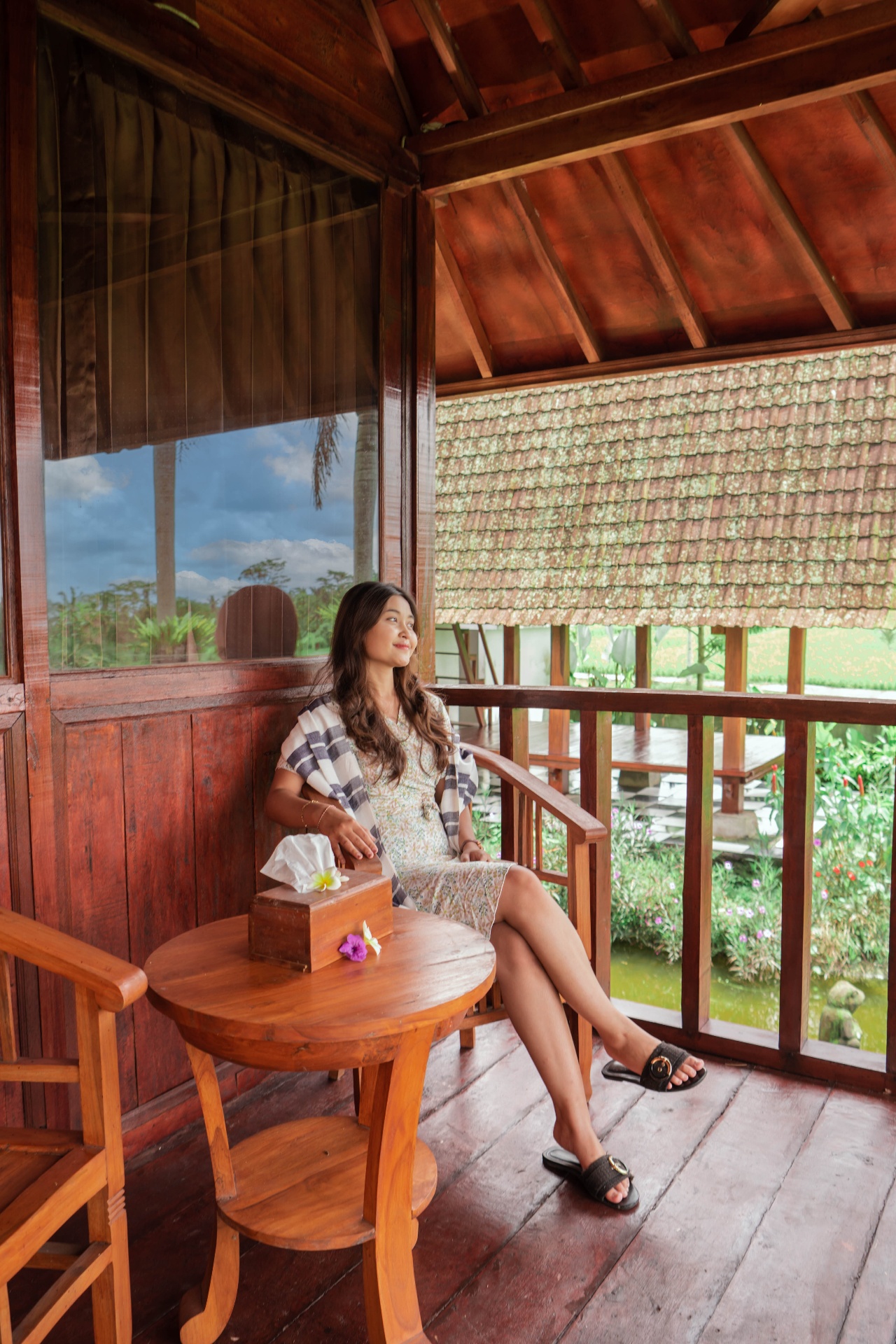 Classic Wooden Room — Private Porch